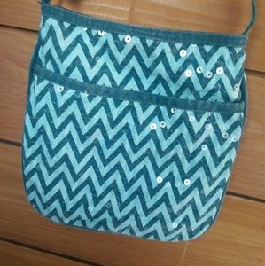 Kids crossbody bag teal